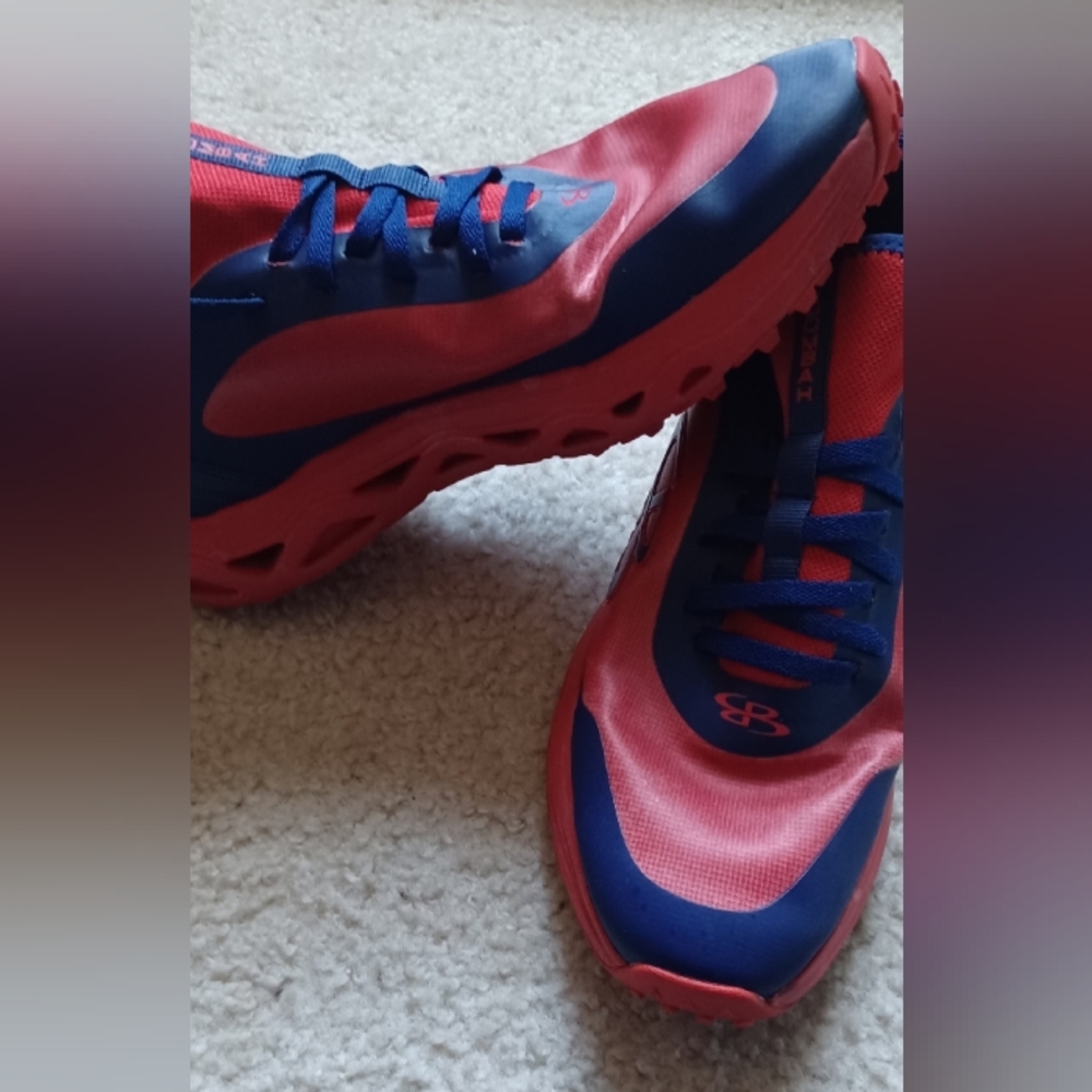 Boombah Red and Blue Men's Shoes
